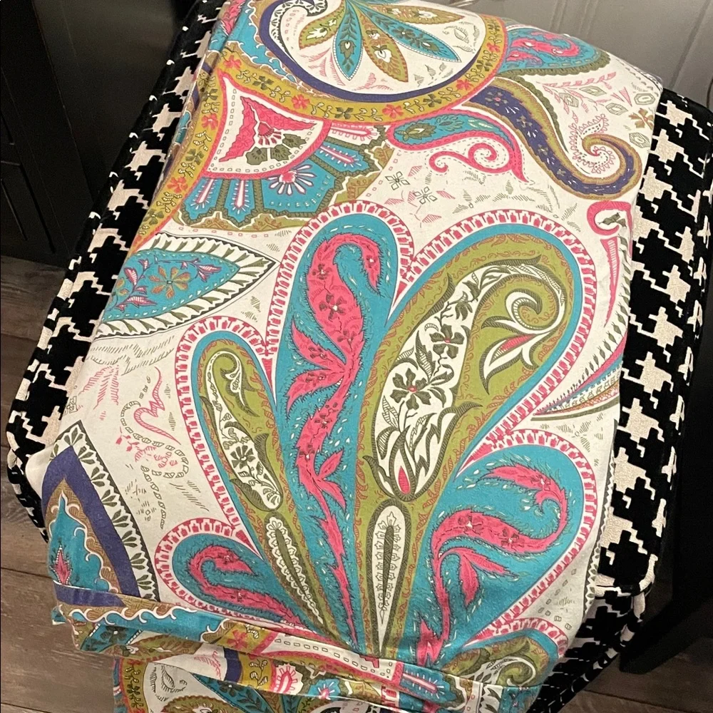 Crate&Barrel Beautiful and Fun Nina Paisley Duvet and one pillow sham
